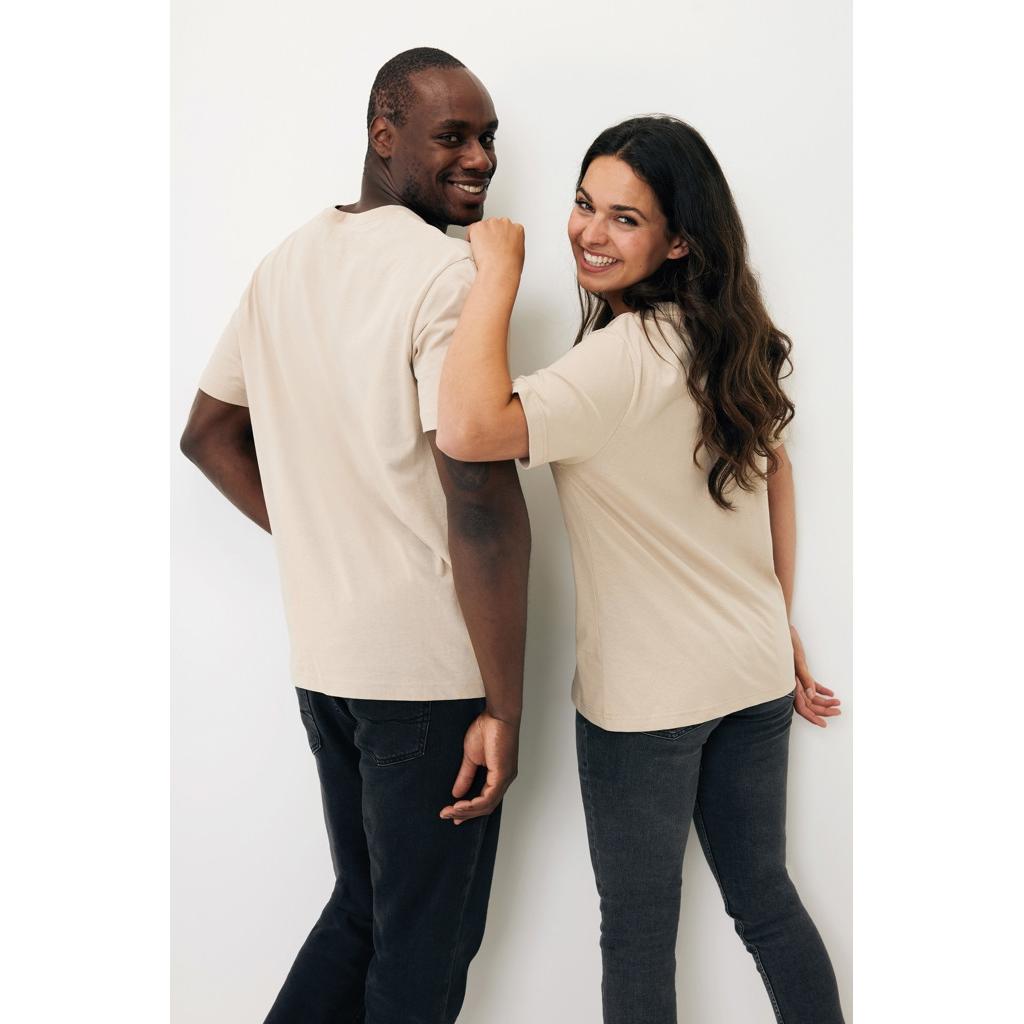 Tricou din bumbac reciclat Iqoniq Teide desert 3XL