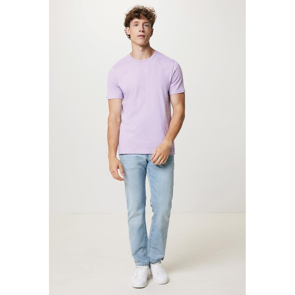Tricou din bumbac reciclat Iqoniq Brett lavender S