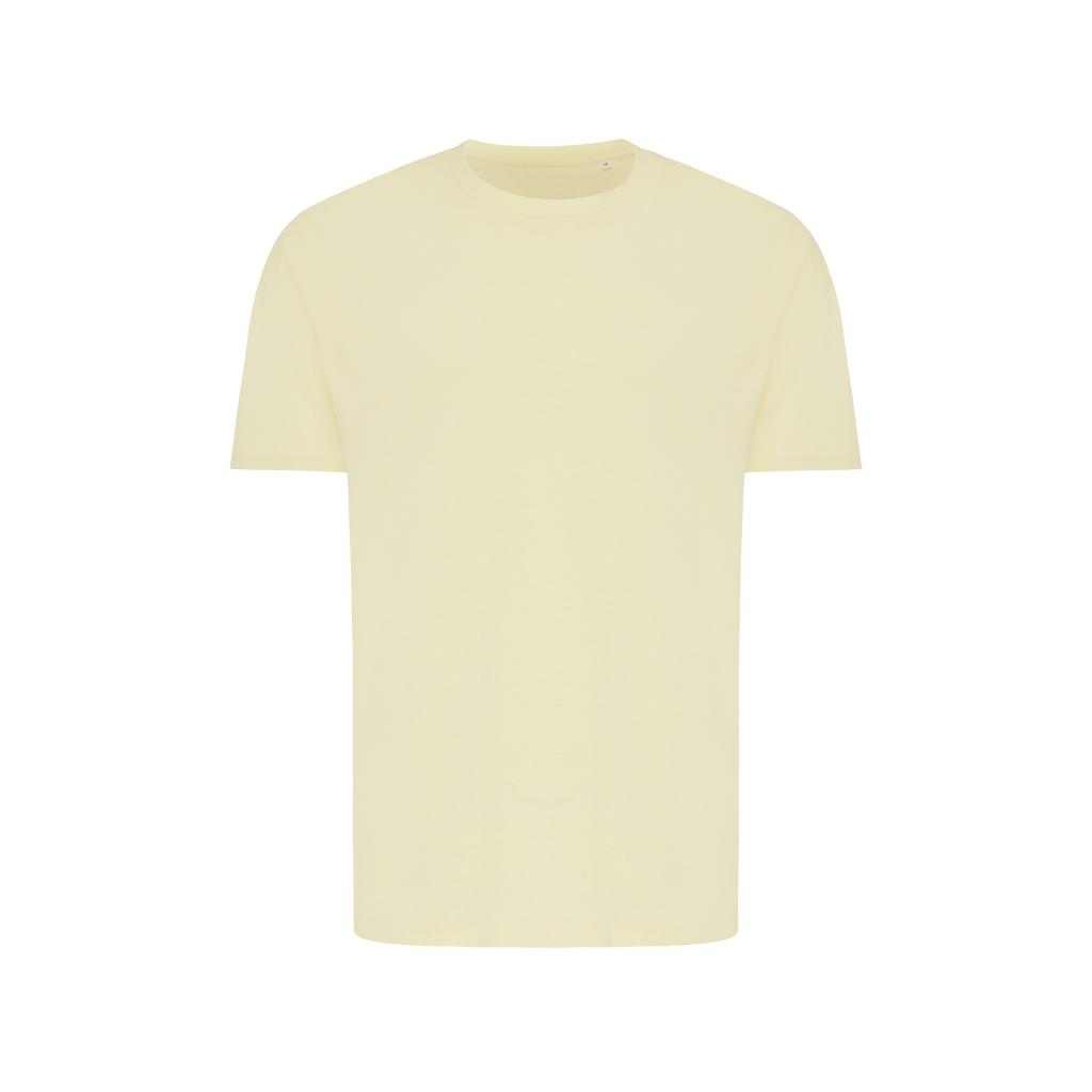 Tricou din bumbac reciclat Iqoniq Brett cream yellow M