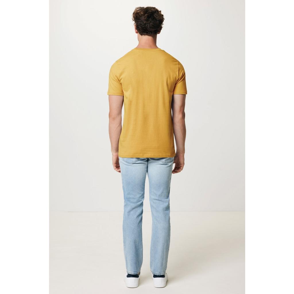 Tricou din bumbac reciclat Iqoniq Brett ochre yellow M