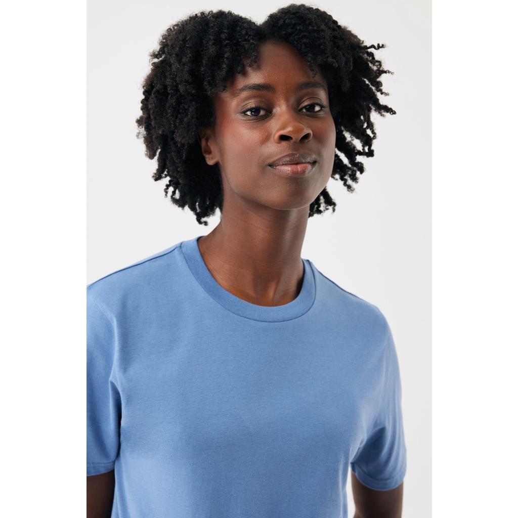 Tricou din bumbac reciclat Iqoniq Brett Moon blue M