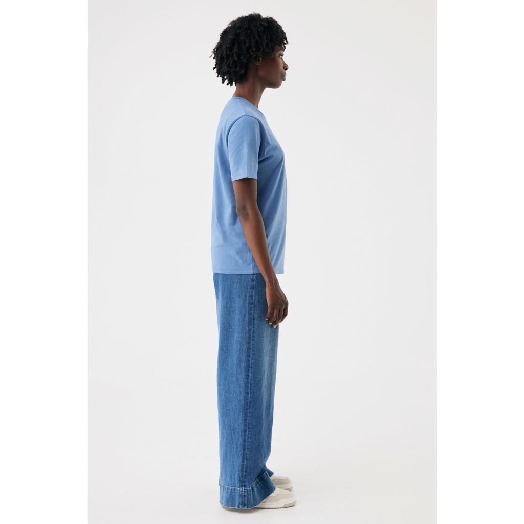 Tricou din bumbac reciclat Iqoniq Brett Moon blue M