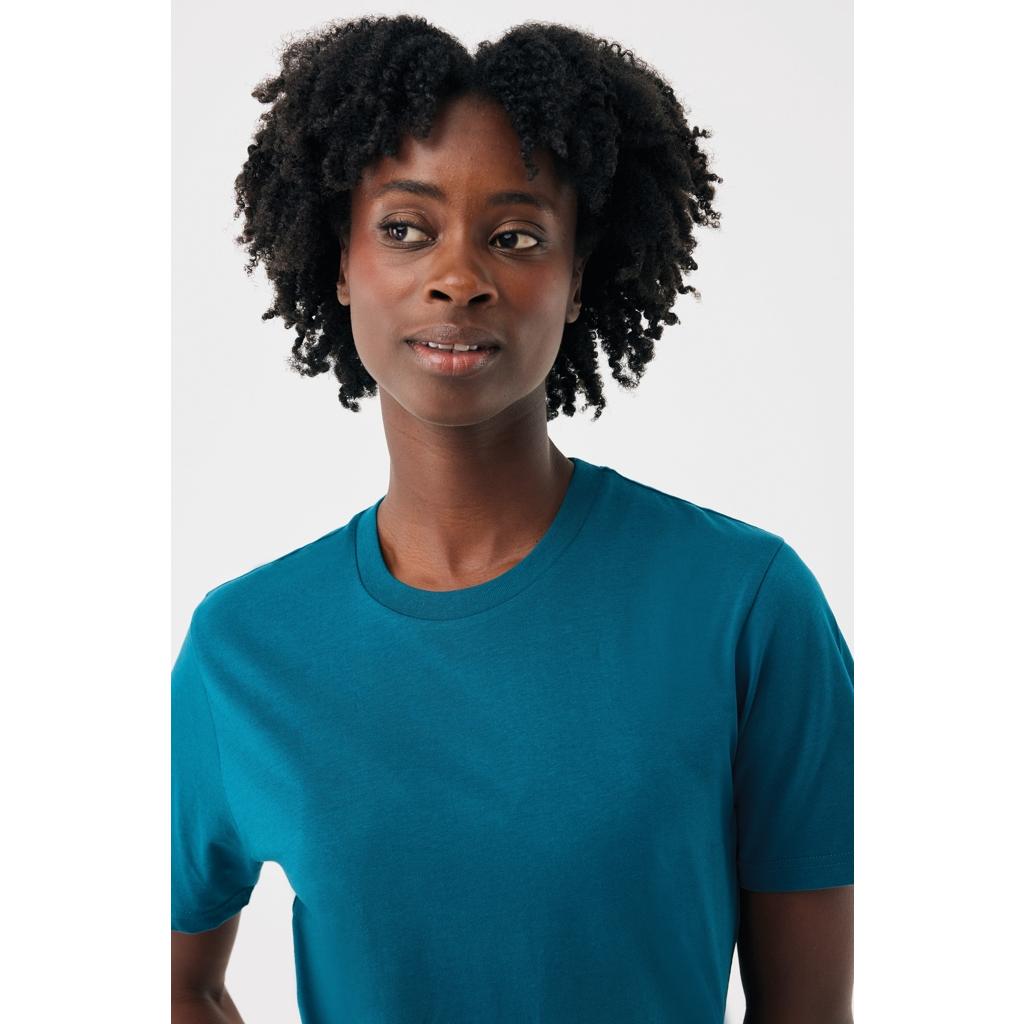 Tricou din bumbac reciclat Iqoniq Brett dark teal M