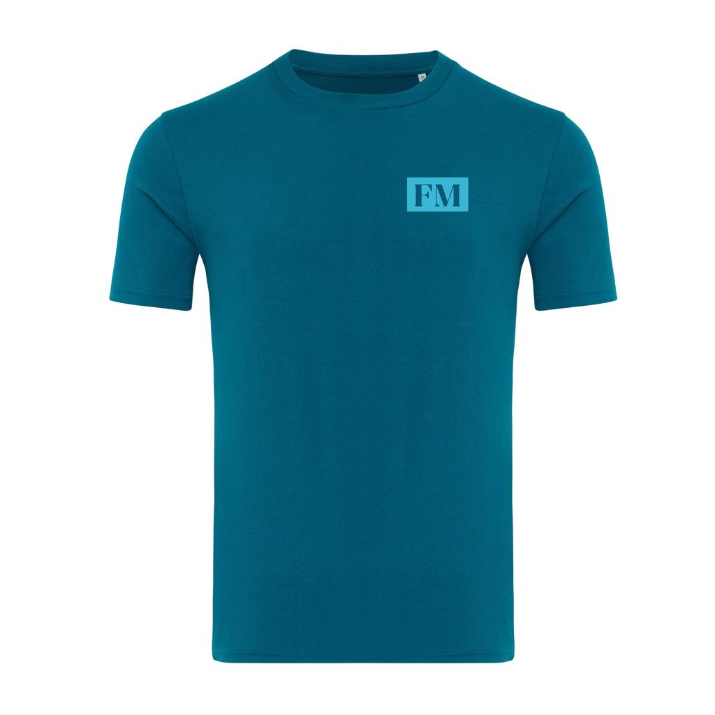 Tricou din bumbac reciclat Iqoniq Brett dark teal M