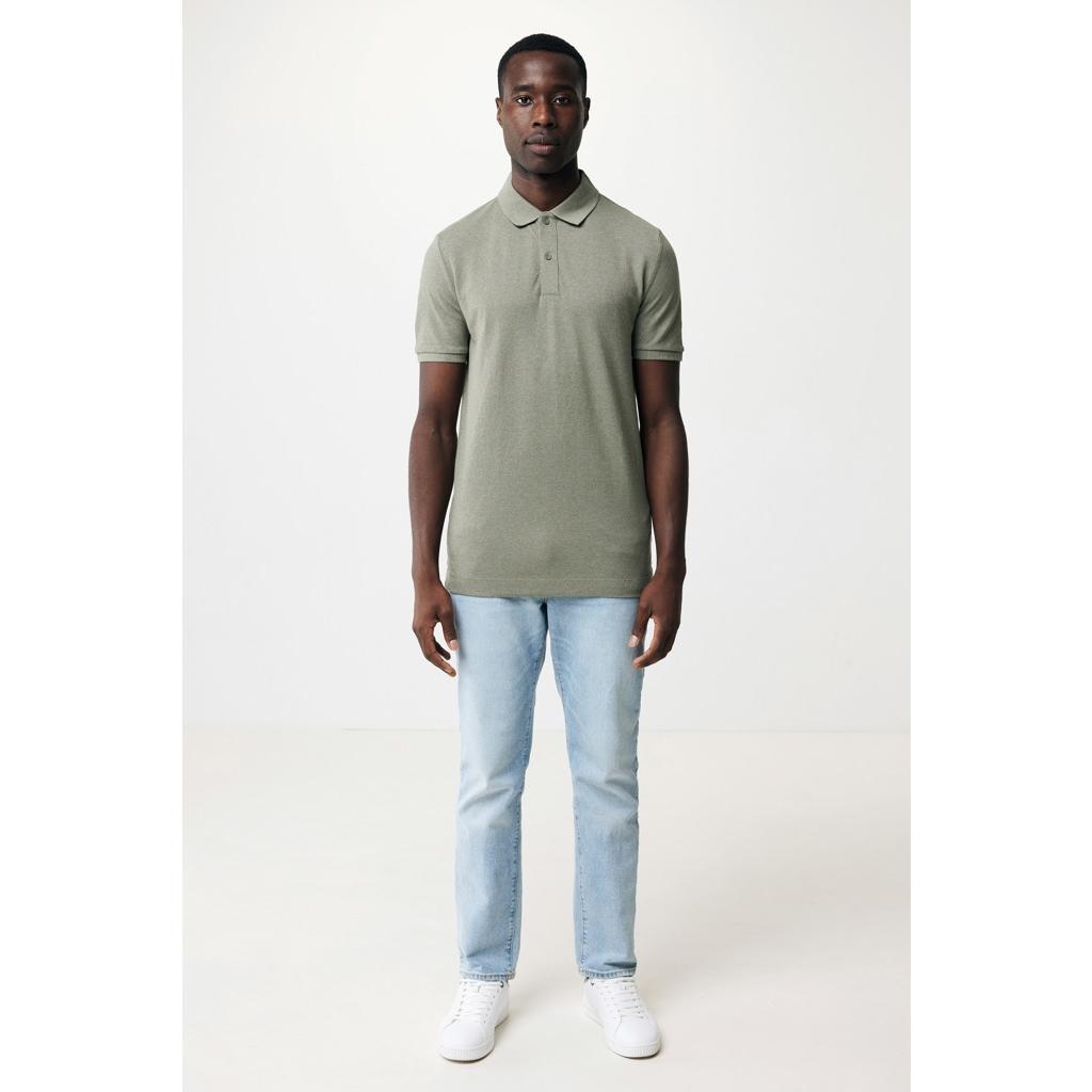 Polo din bumbac reciclat Iqoniq Yosemite green 4XL