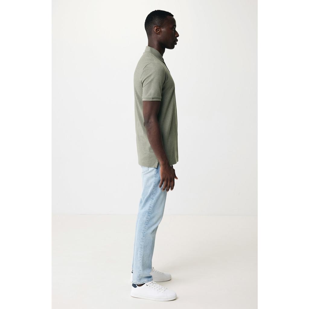 Polo din bumbac reciclat Iqoniq Yosemite green 4XL