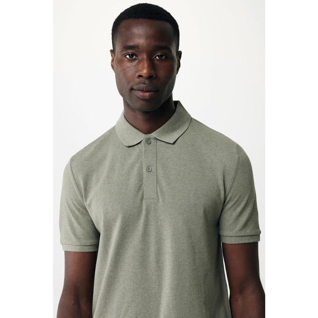 Polo din bumbac reciclat Iqoniq Yosemite green 4XL