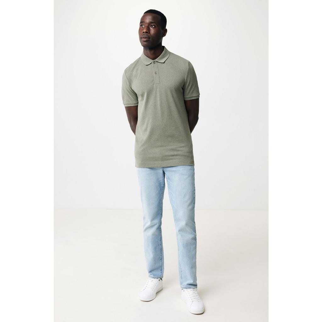 Polo din bumbac reciclat Iqoniq Yosemite green 4XL