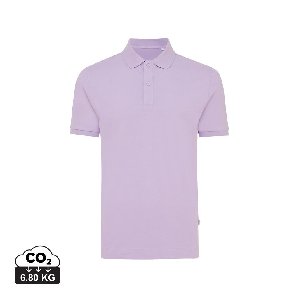 Polo din bumbac reciclat Iqoniq Yosemite lavender M