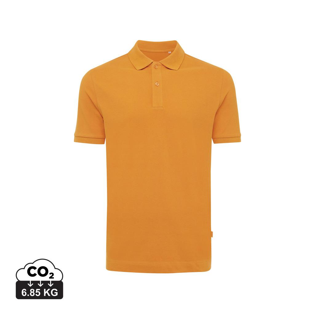 Polo din bumbac reciclat Iqoniq Yosemite sundial orange 2XS