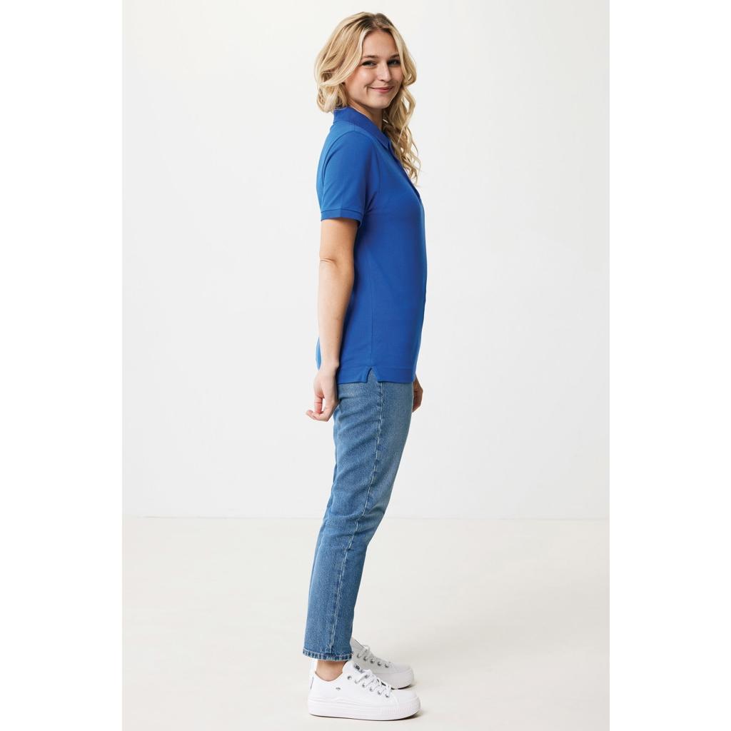 Polo din bumbac reciclat Iqoniq Yosemite royal blue 4XL