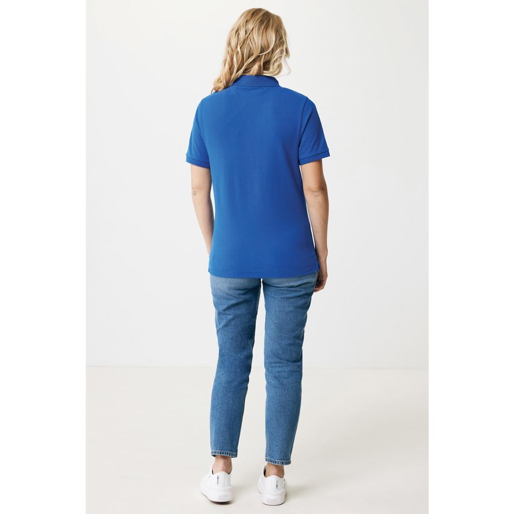 Polo din bumbac reciclat Iqoniq Yosemite royal blue 4XL
