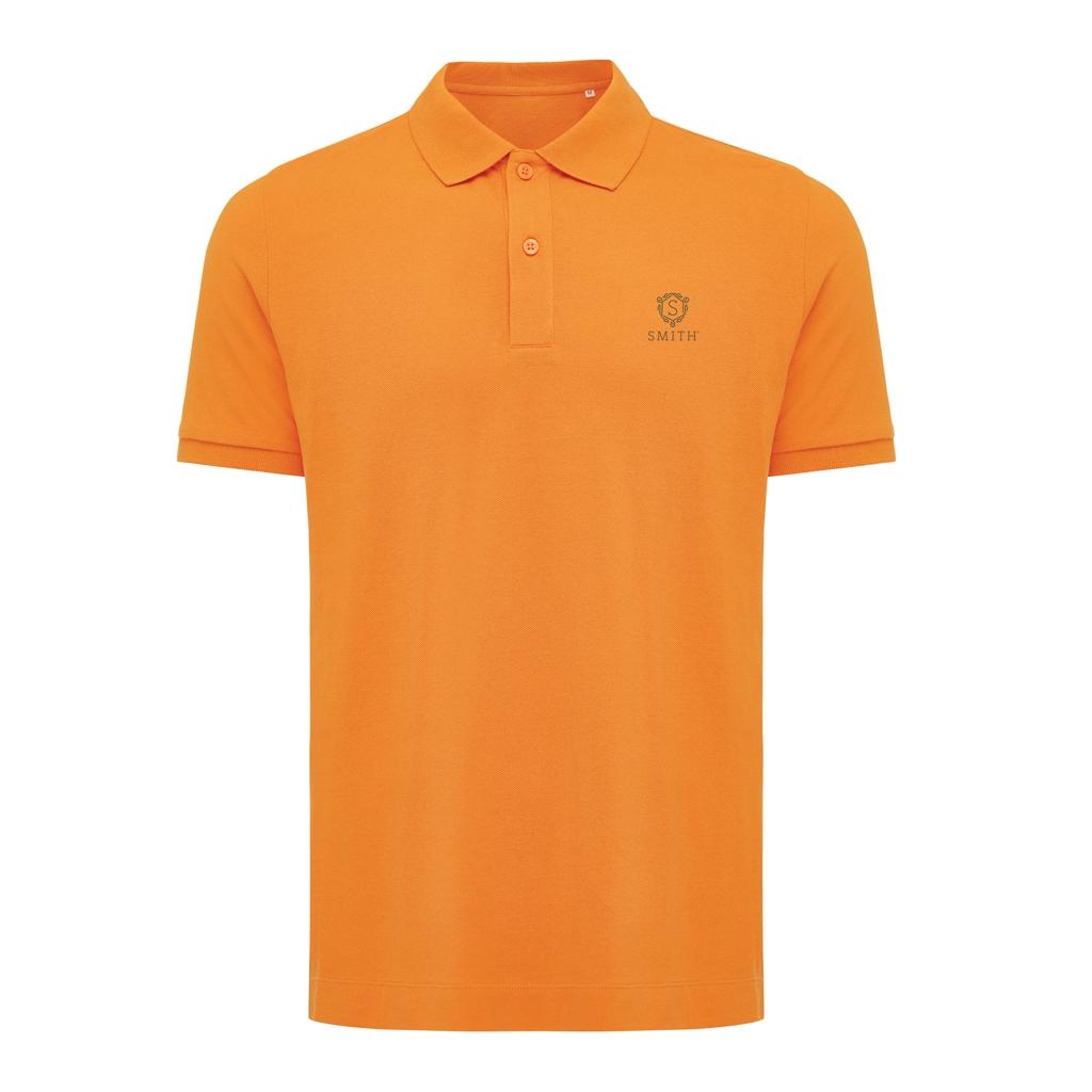 Polo din bumbac reciclat Iqoniq Yosemite orange XS