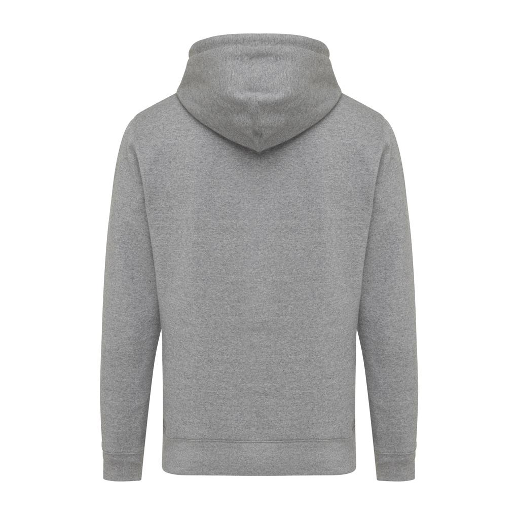 Hanorac ușor din bumbac reciclat Iqoniq Rila light heather anthracite 2XS