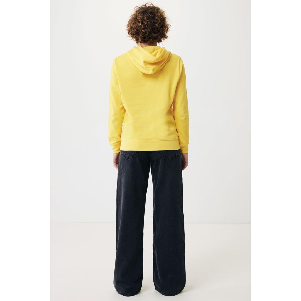 Hanorac ușor din bumbac reciclat Iqoniq Rila yellow L