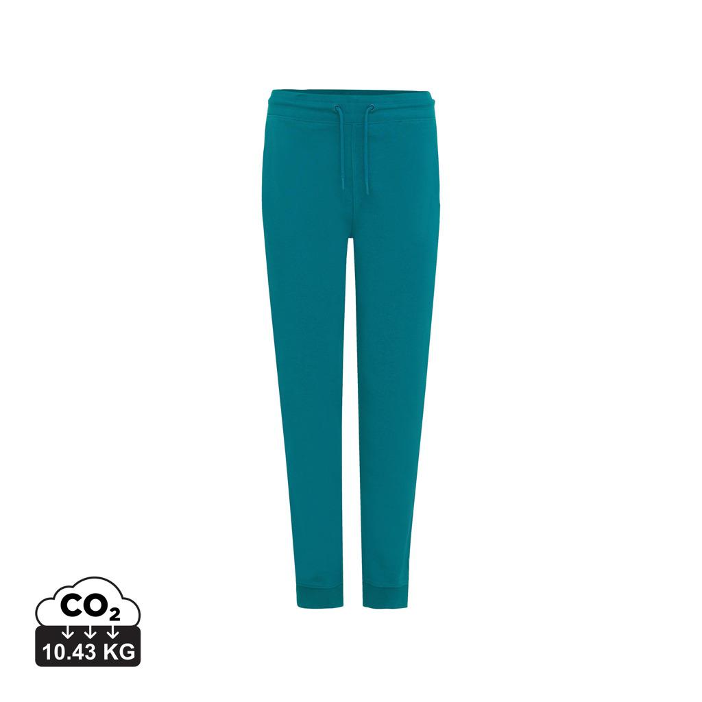 Pantaloni jogger din bumbac reciclat Iqoniq Cooper verdigris 2XS