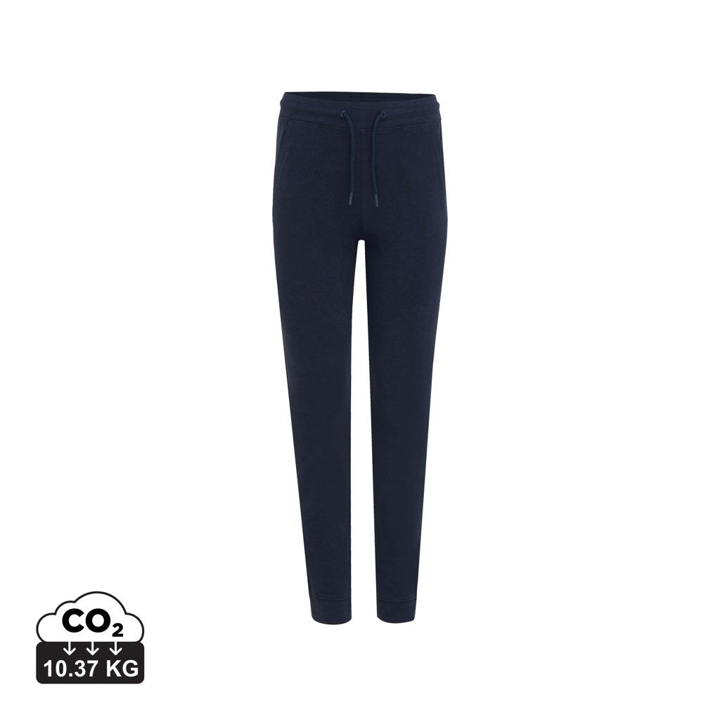 Pantaloni jogger din bumbac reciclat Iqoniq Cooper navy 2XS