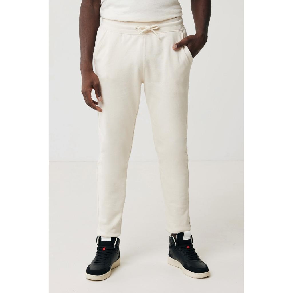 Pantaloni jogger din bumbac reciclat Iqoniq Cooper natural raw 2XS