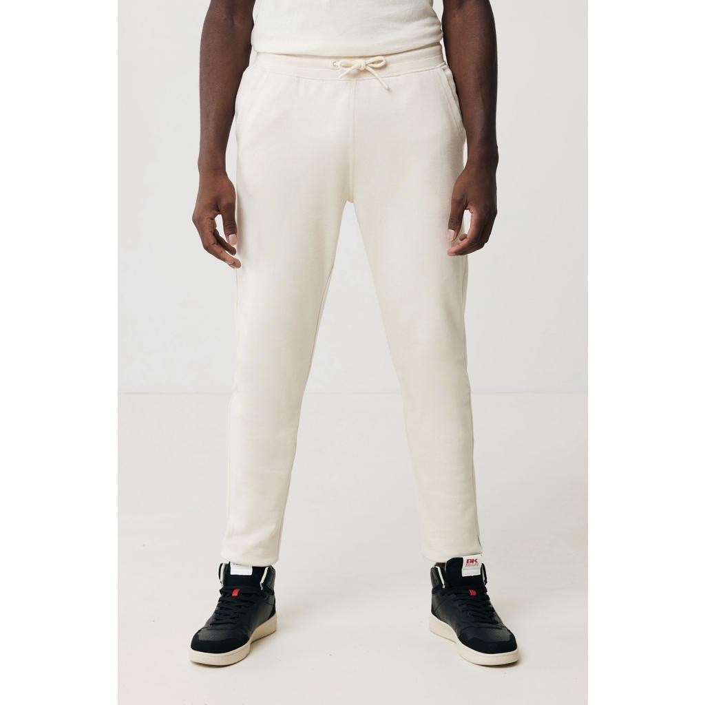Pantaloni jogger din bumbac reciclat Iqoniq Cooper natural raw 2XS