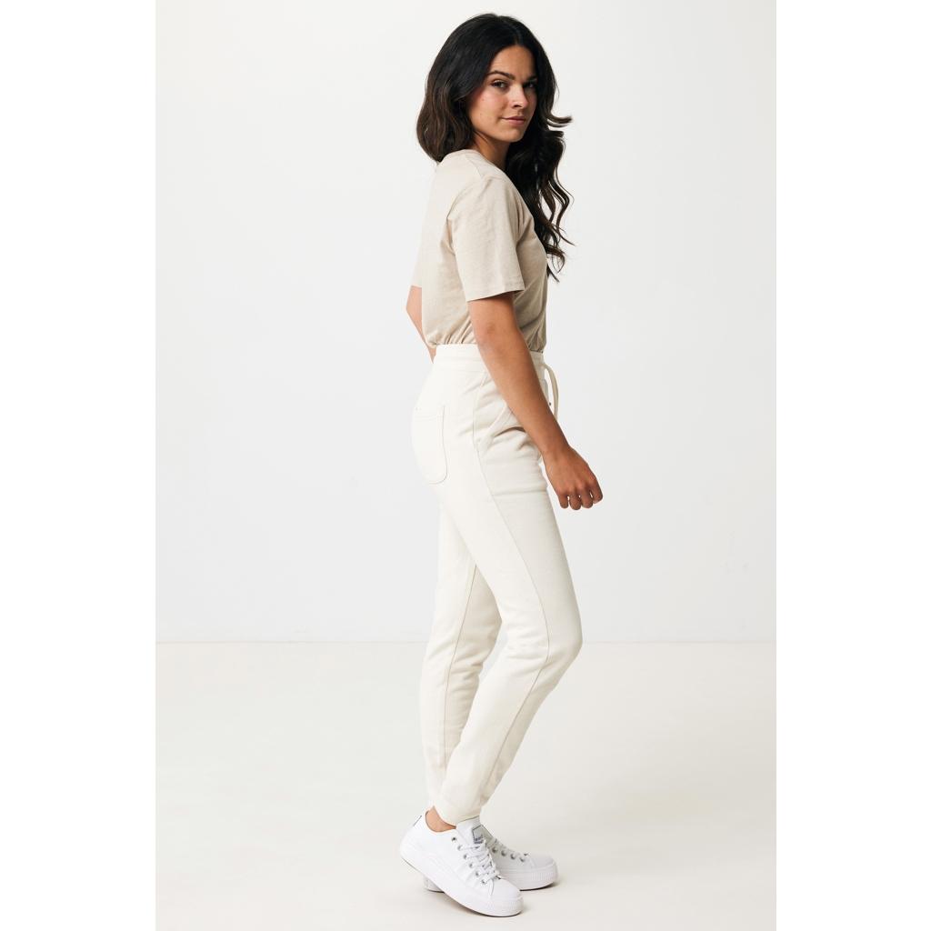 Pantaloni jogger din bumbac reciclat Iqoniq Cooper natural raw 2XS