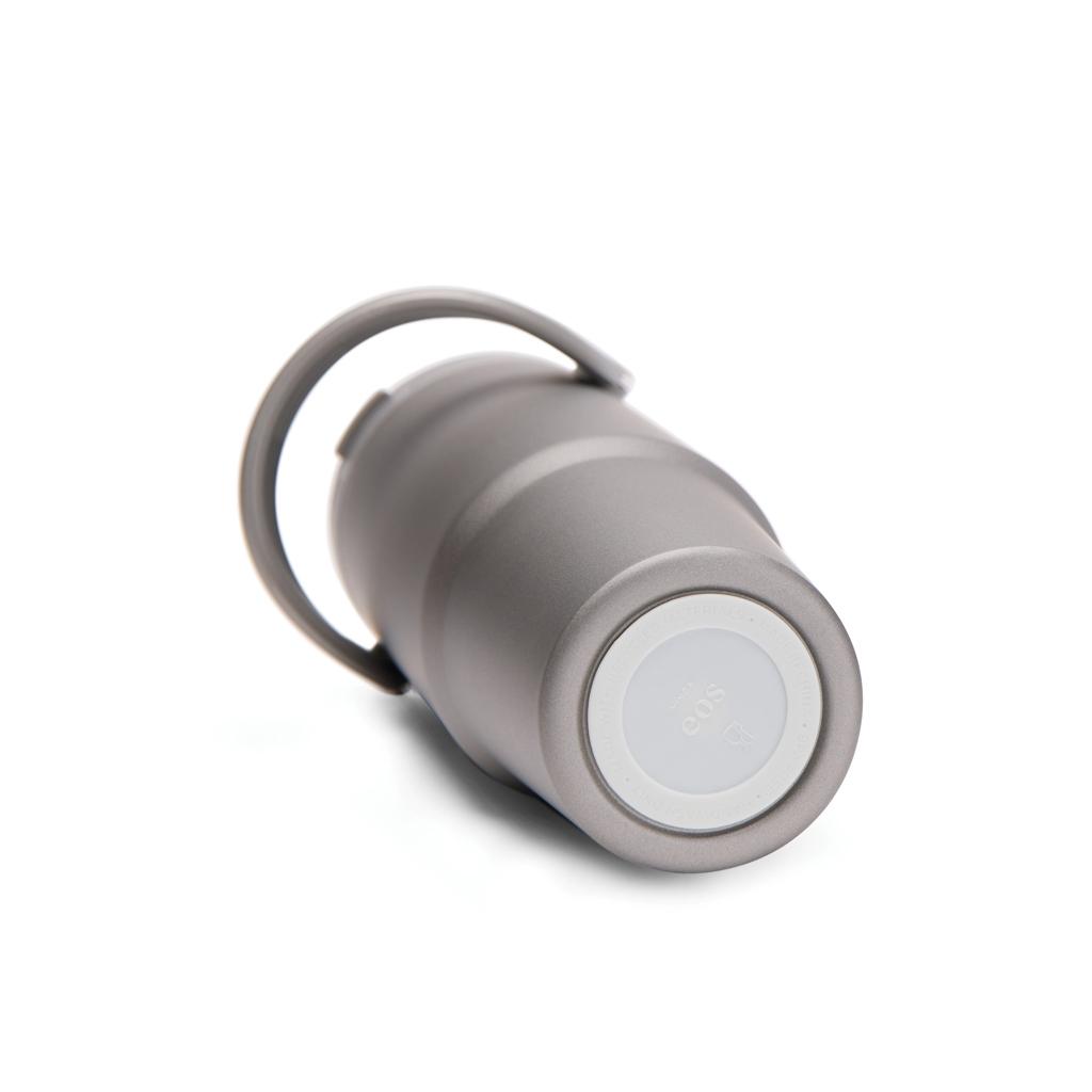 Sticlă termică VINGA Eos din oțel inoxidabil reciclat, 880ml grey