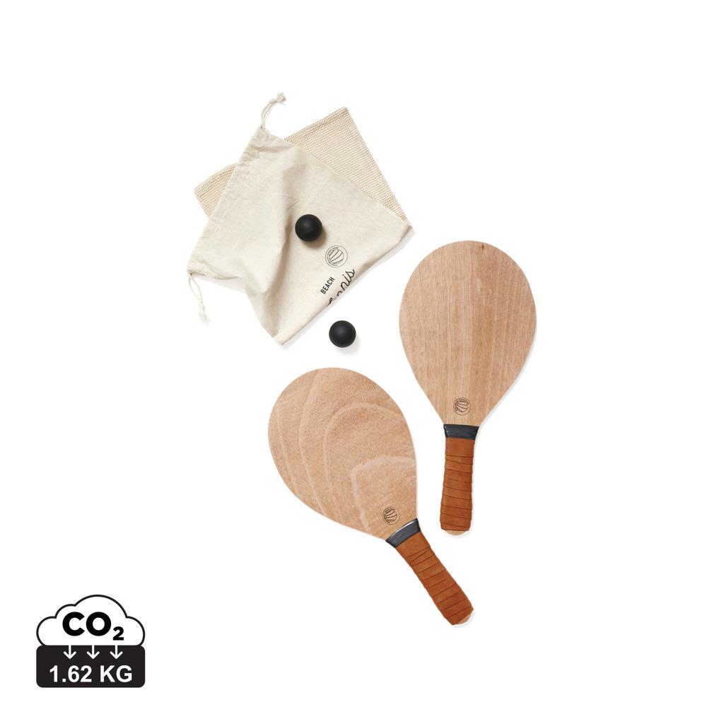 Joc de tenis de plajă Vinga Colos brown