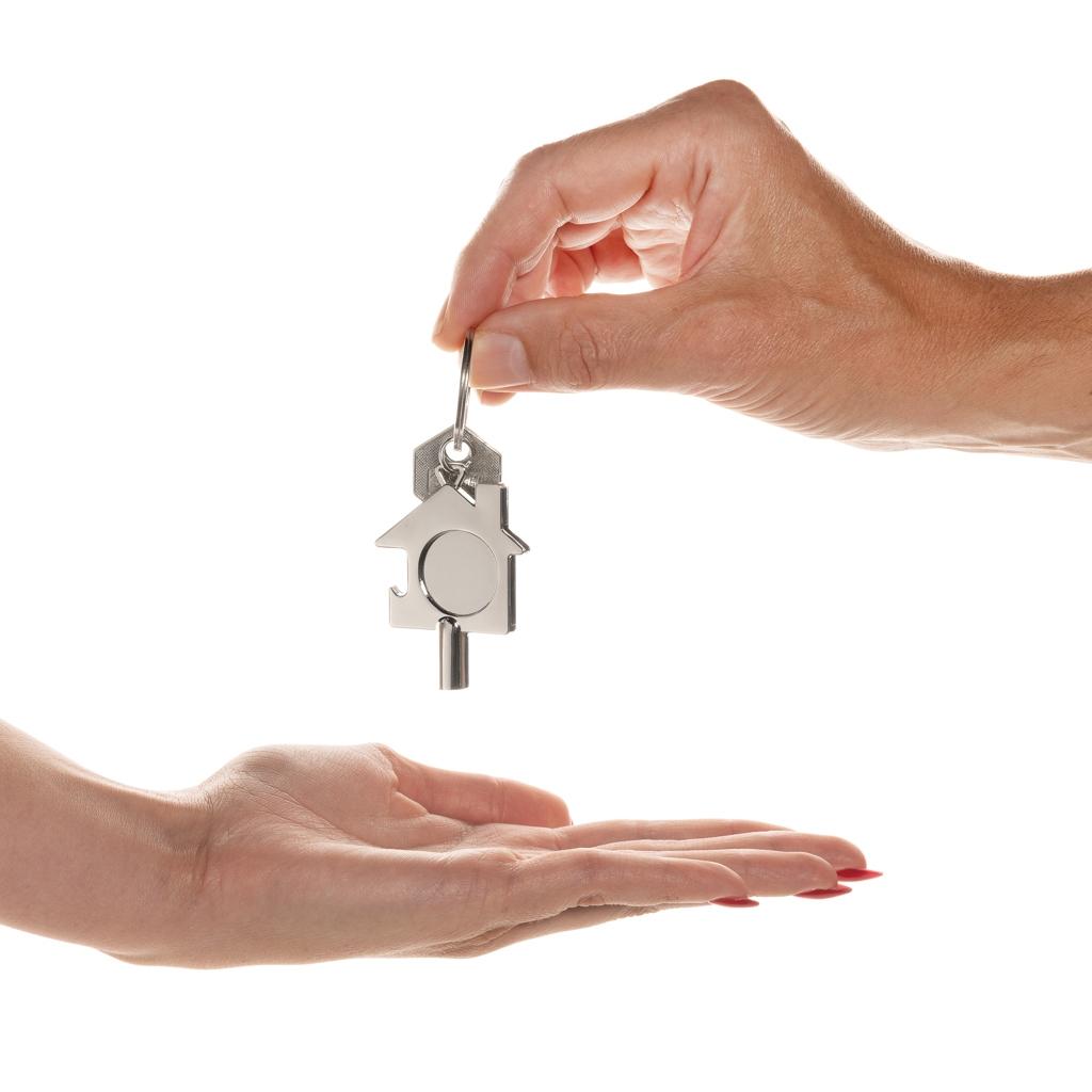 RCS recycled zinc alloy 3 in 1 keychain silver