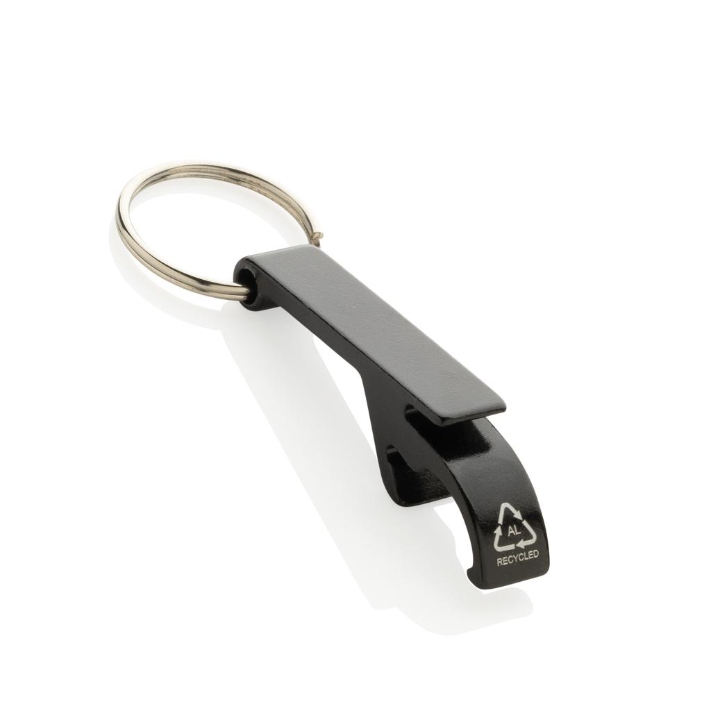 RCS recycled aluminum bottle and can opener black