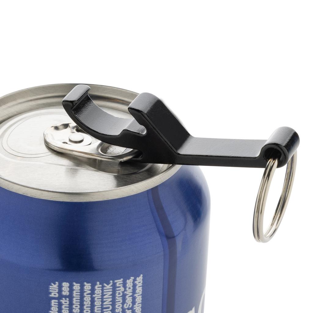 RCS recycled aluminum bottle and can opener black