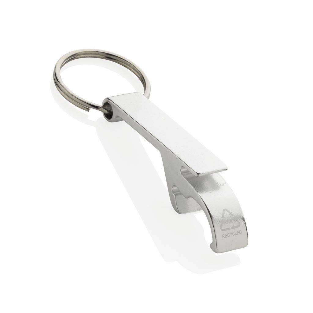 RCS recycled aluminum bottle and can opener silver