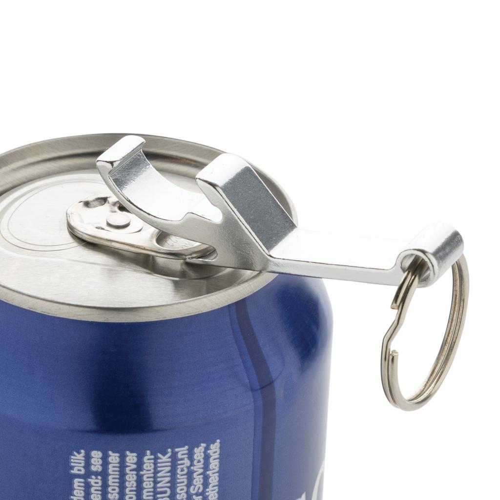 RCS recycled aluminum bottle and can opener silver