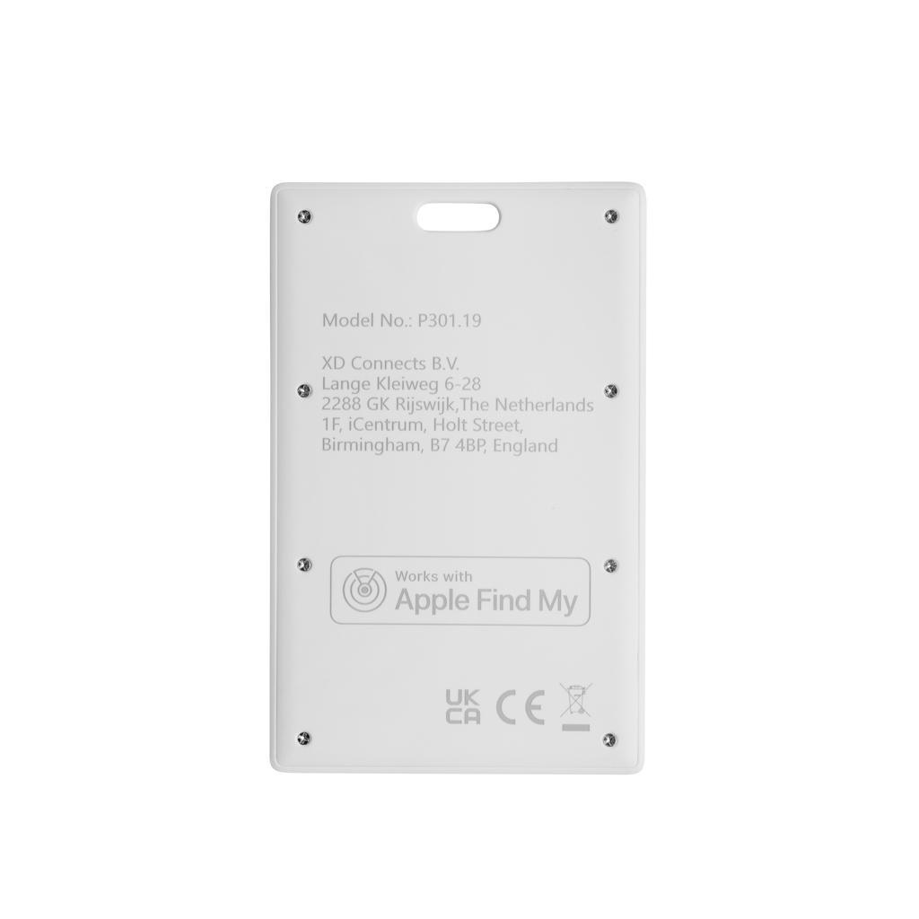 Findcard RCS recycled plastic item finder card transparent