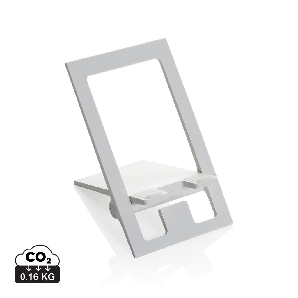 SnapStand RCS recycled plastic foldable phone stand transparent