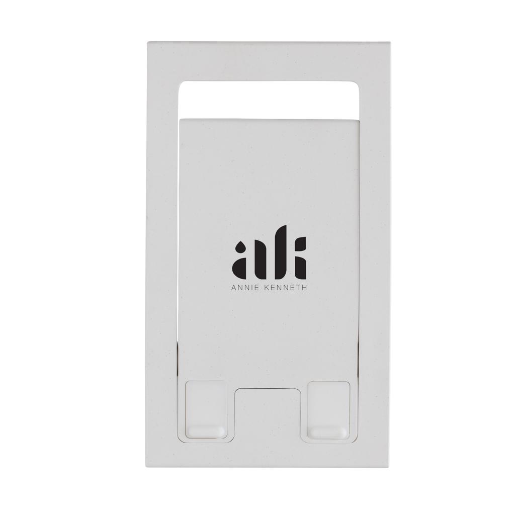 SnapStand RCS recycled plastic foldable phone stand transparent