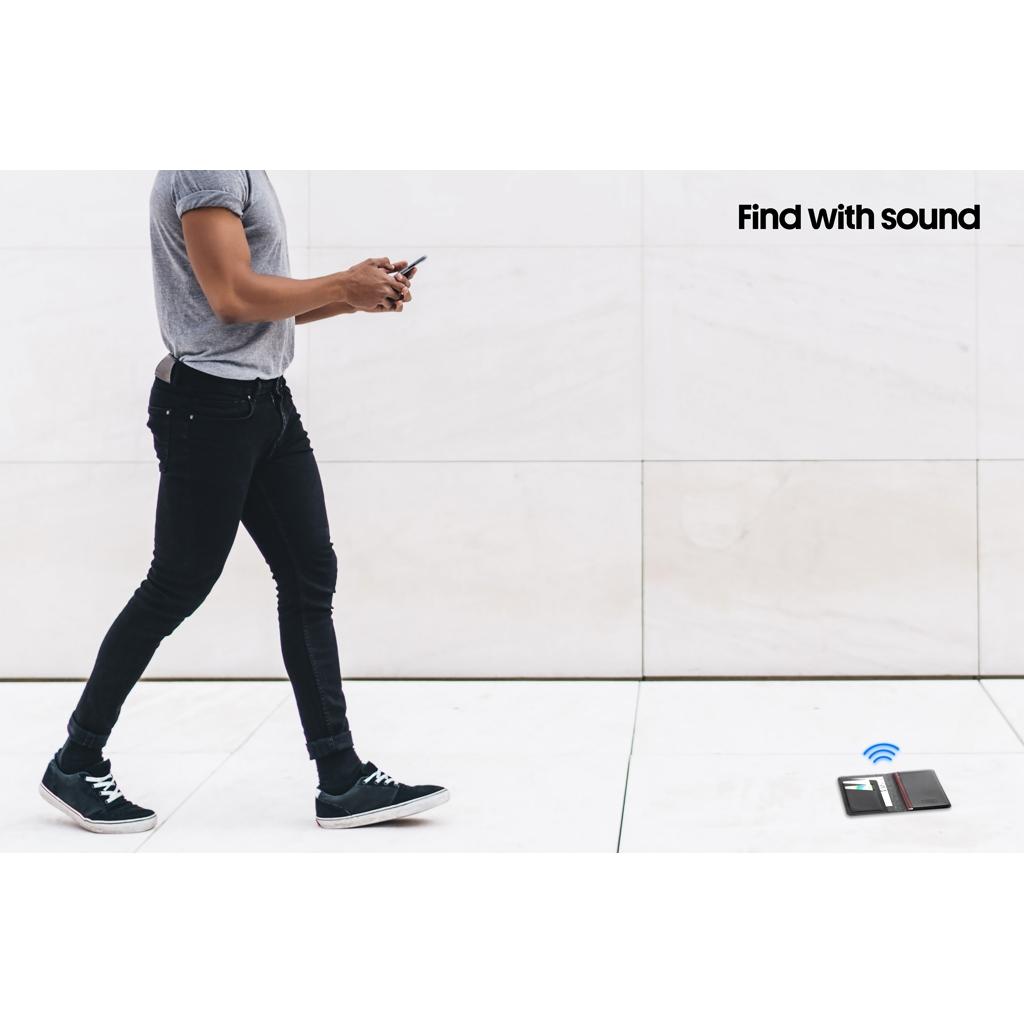 Trackmate RCS rpolyester passport holder worldwide locating black