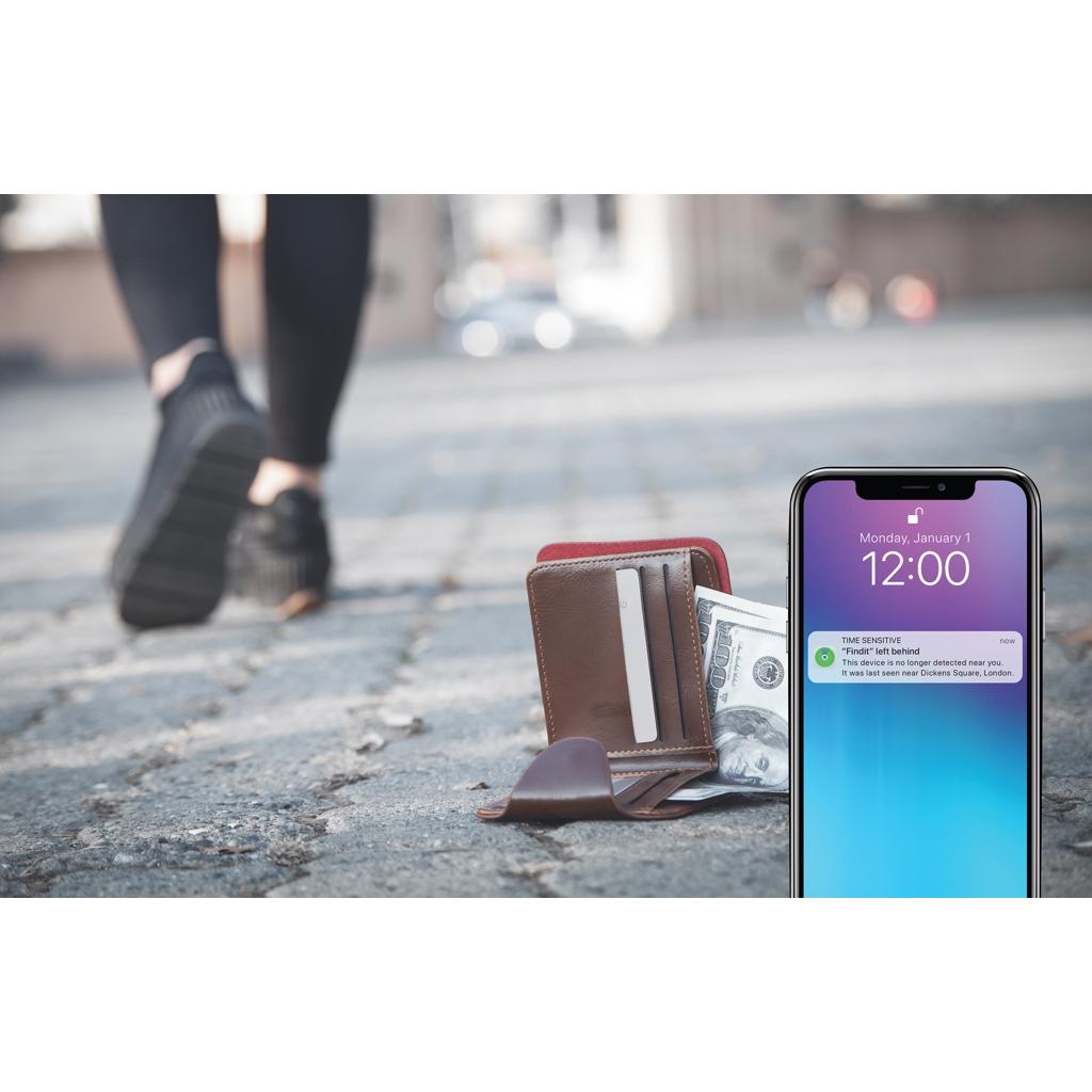 Findit RCS rplastic ultra-thin finder card rechargeable transparent