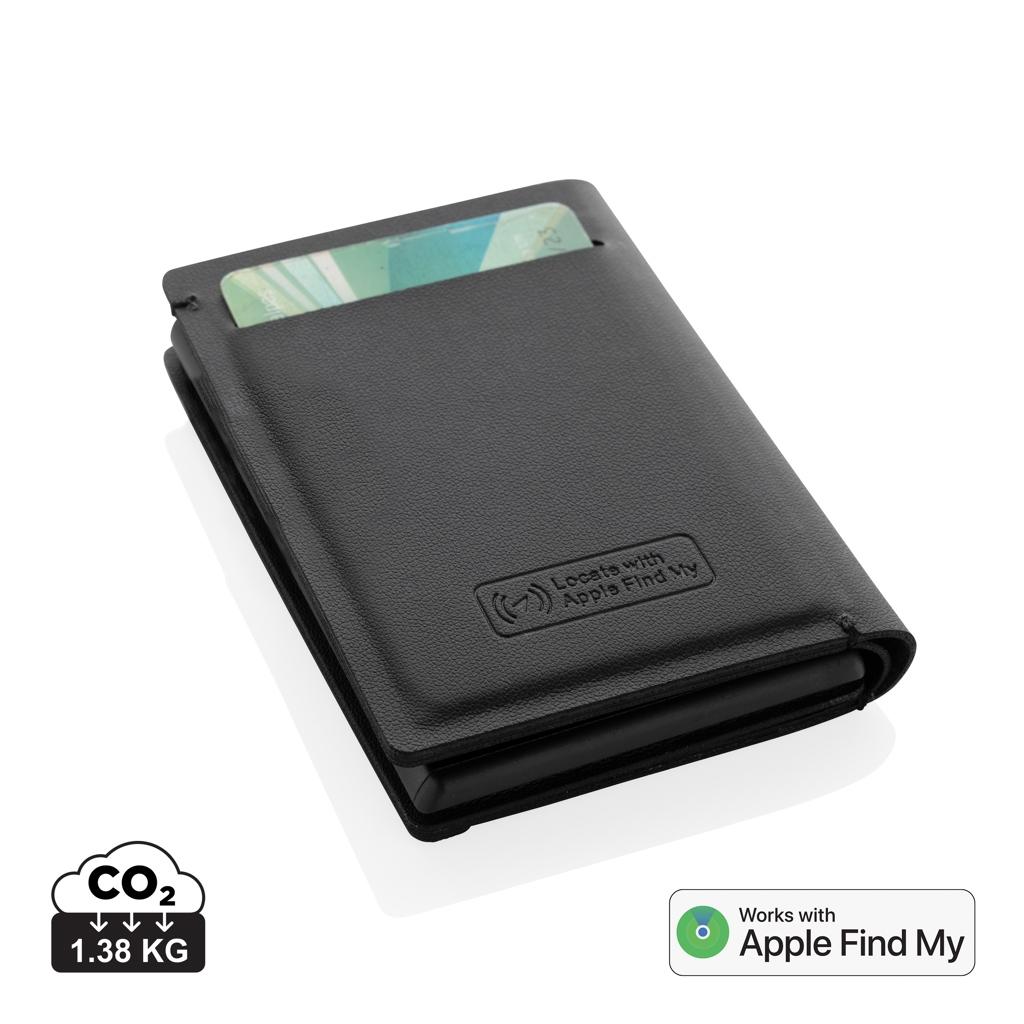 Seekcard RCS rpolyester card wallet with worldwide locating black