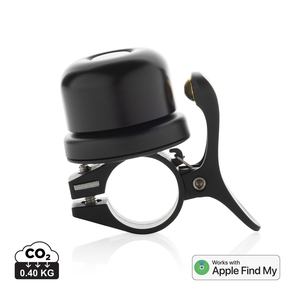 Pedalfinder bike bell with worldwide locating black