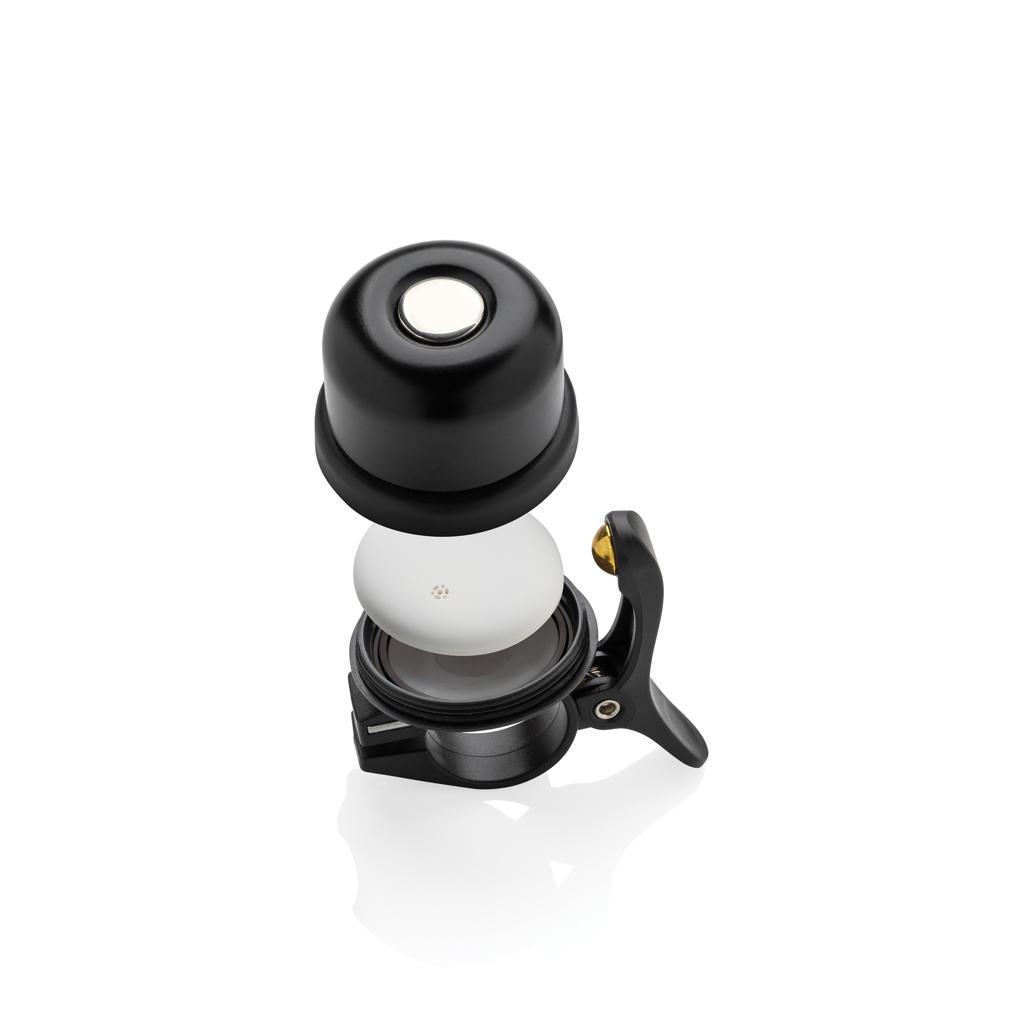Pedalfinder bike bell with worldwide locating black