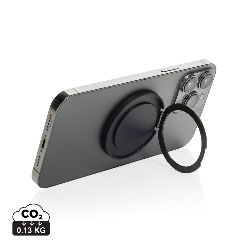 Terra Magnetic RCS rplastic magnetic phone holder with ring grey