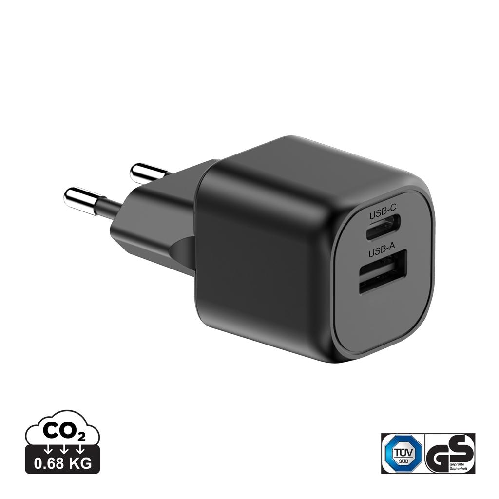 Urban Vitamin Monterey RCS recycled plastic 20W GAN charger black
