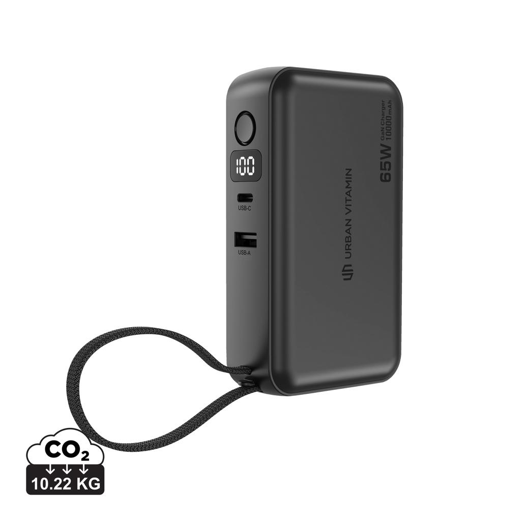 Urban Vitamin Eureka hybrid GANcharger 10000mah powerbank65W black