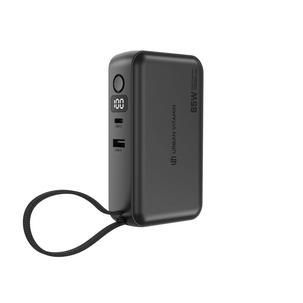 Urban Vitamin Eureka hybrid GANcharger 10000mah powerbank65W black