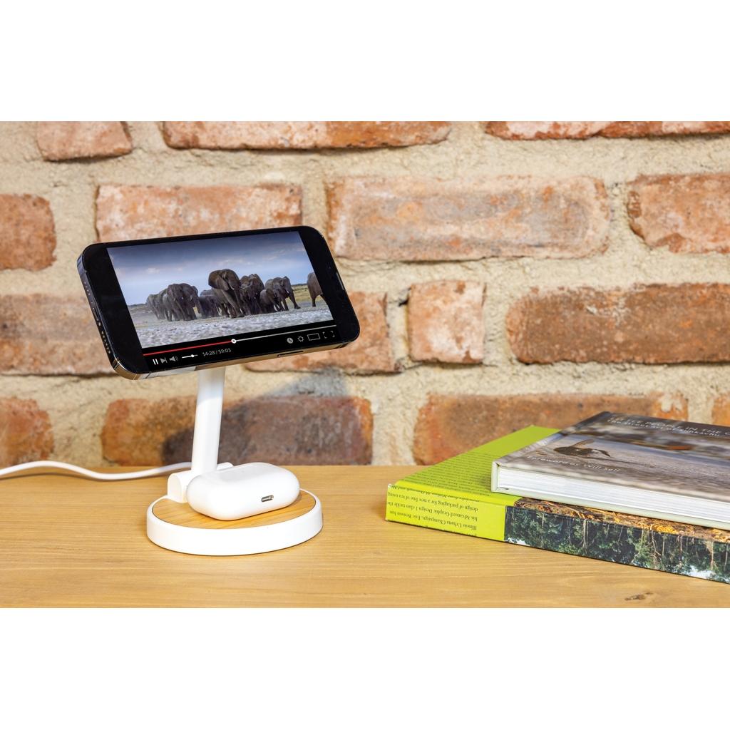 Ontario RCS rplastic 15W magnetic charging 2 in 1 stand transparent