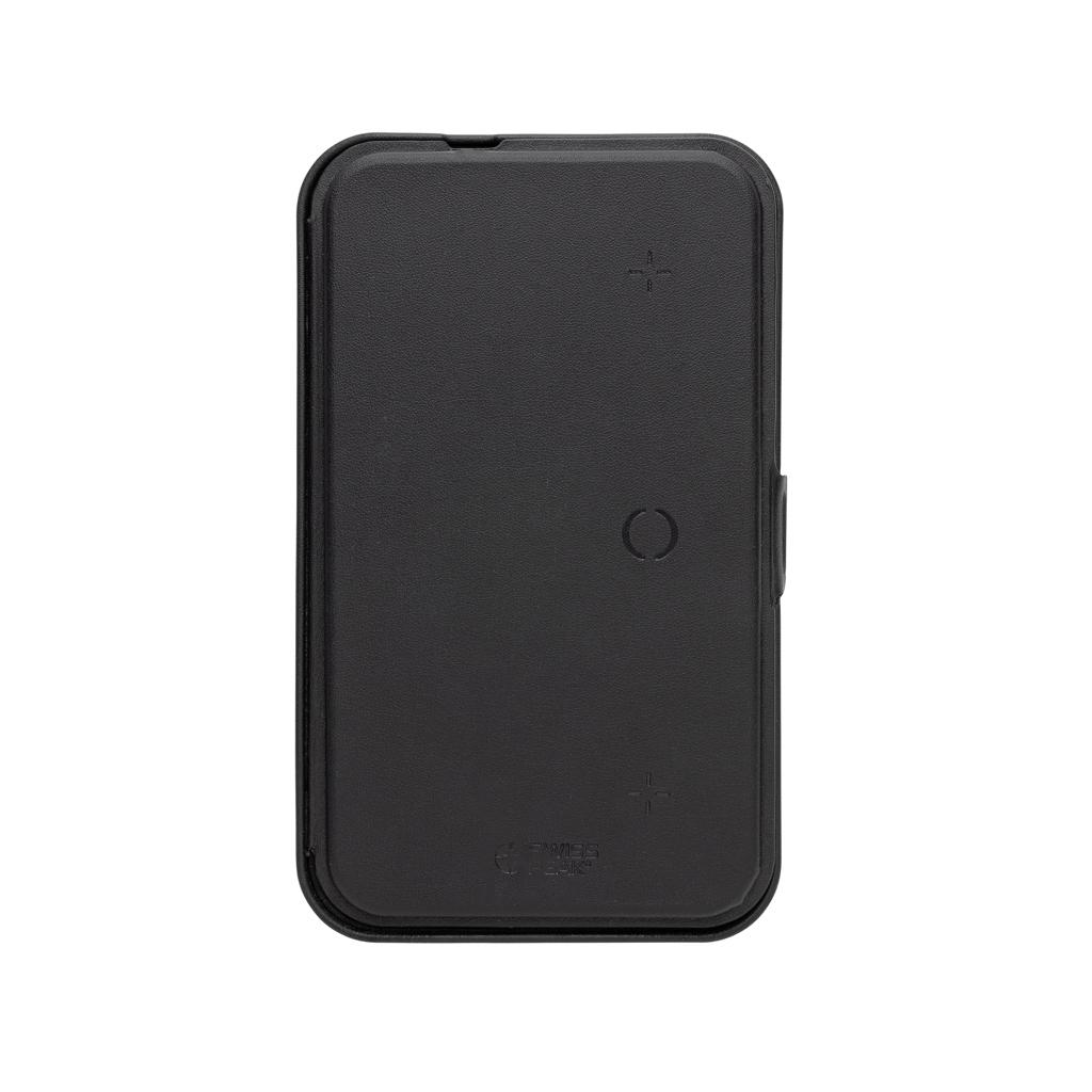 Swiss Peak RCS recycled travel case with 3 in 1 charger black