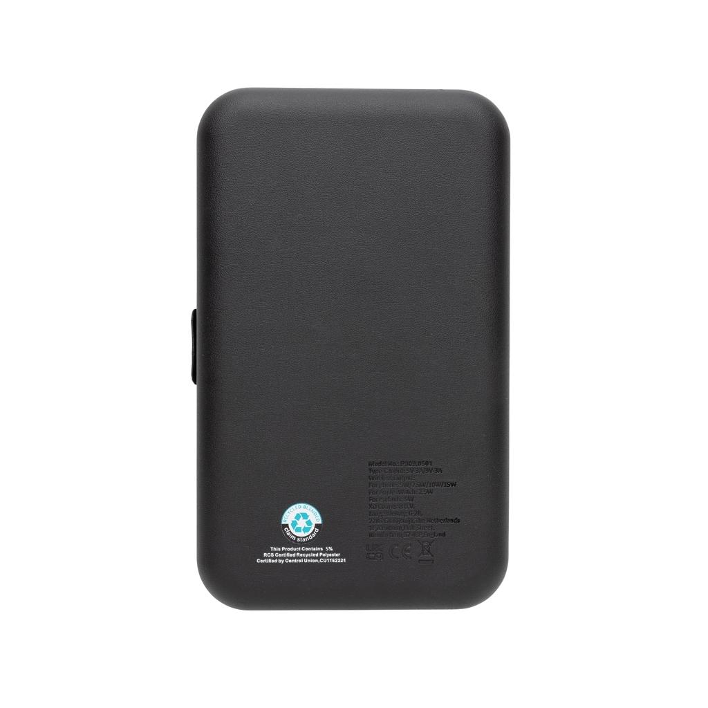 Swiss Peak RCS recycled travel case with 3 in 1 charger black