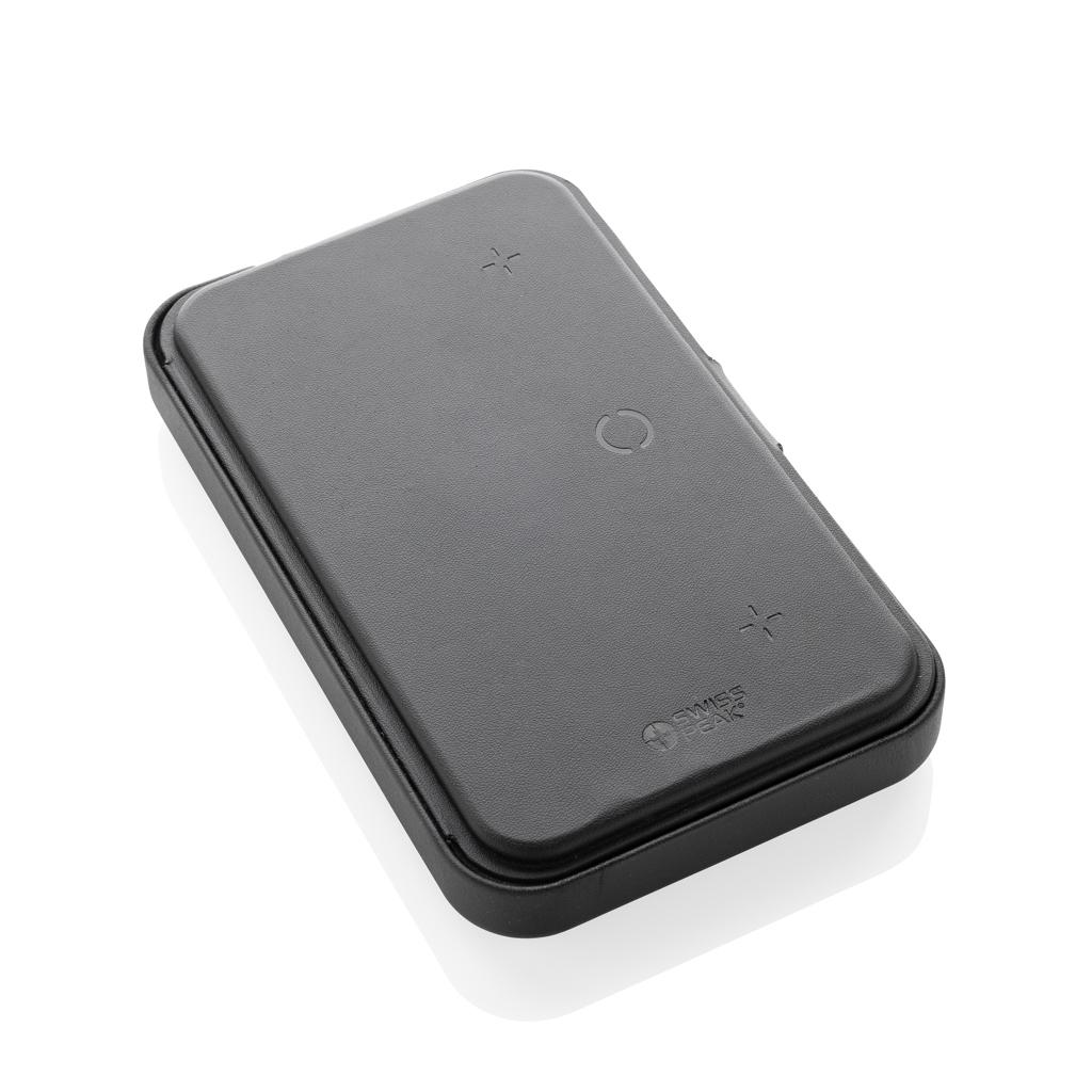 Swiss Peak RCS recycled travel case with 3 in 1 charger black