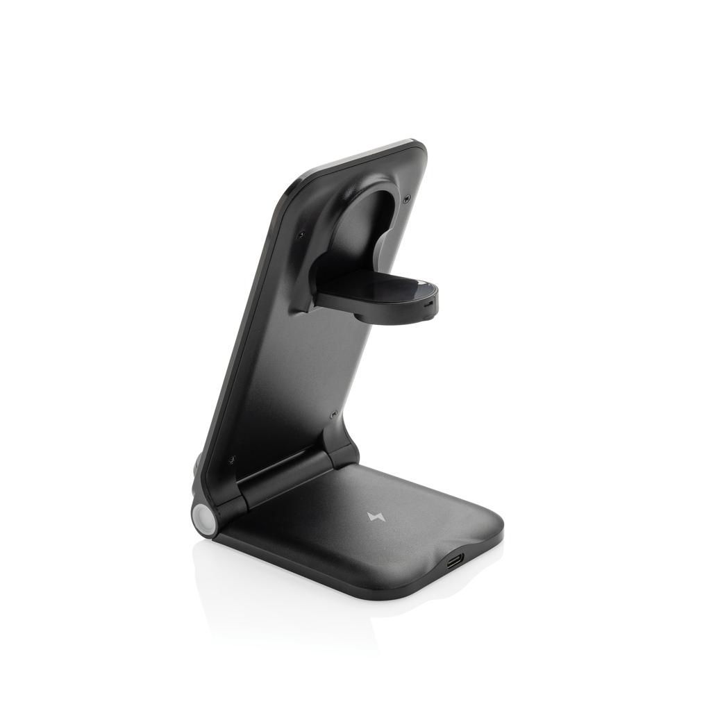 Powerpal 3 in 1 RCS recycled plastic 15W charger black