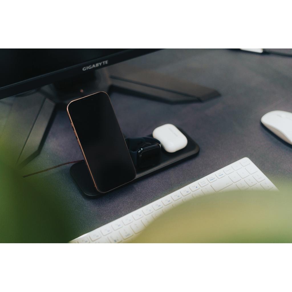 Urban Vitamin Torrance 3 in 1 magnetic 15W charger black