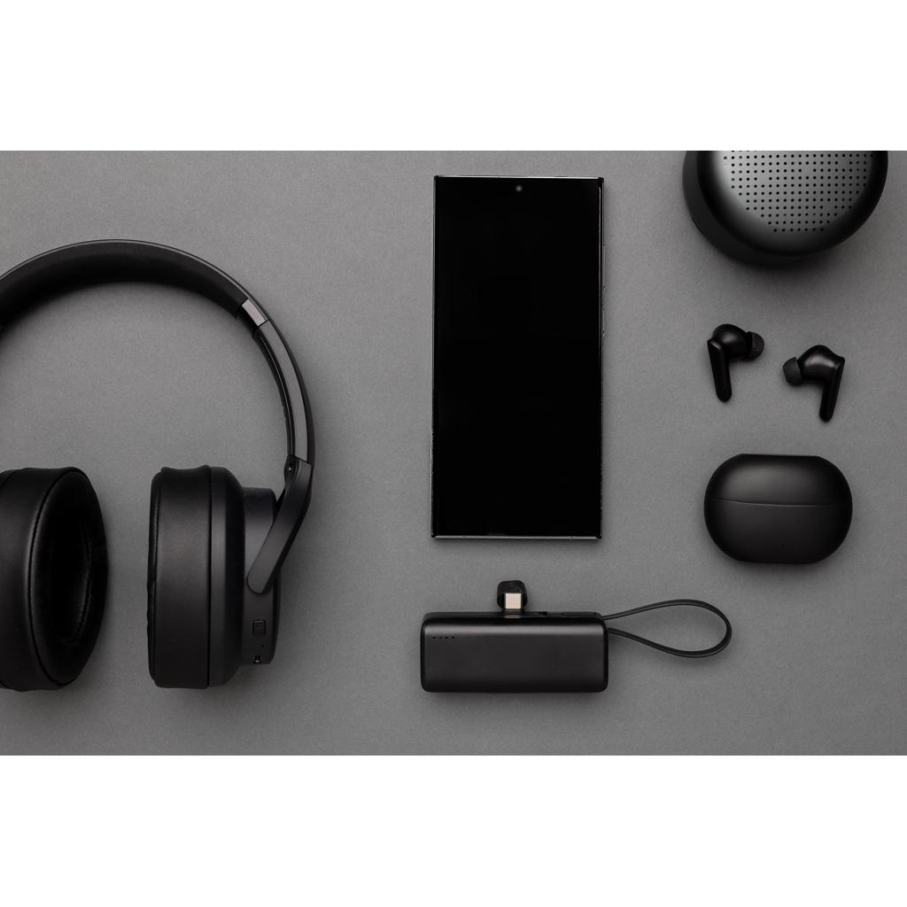 Powerlink RCS rplastic 3000 mah powerbank USB C connector black